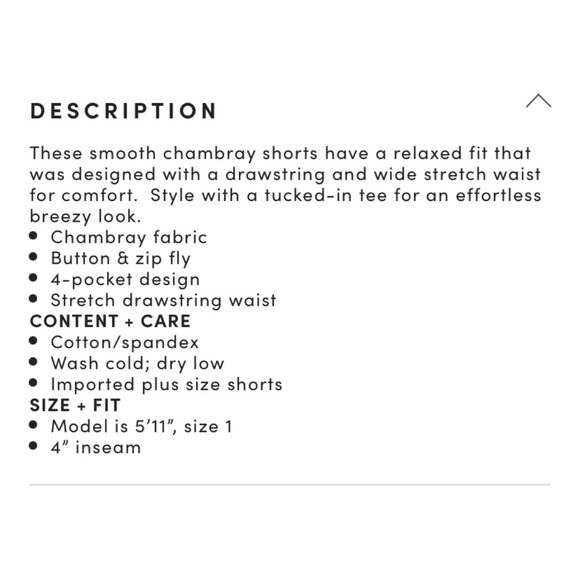 NEVER WORN Torrid 24 Drawstring Short Short - Chambray Blue - Picture 13 of 16